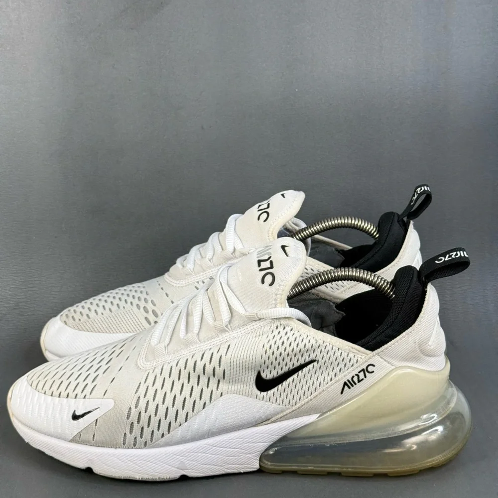 Nike Air Max 270 White Black sneaker shoes men’s size 10.5_4